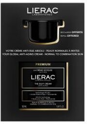 Premium La Crème Soyeuse Anti-Âge 50 ml + La Crème Soyeuse Anti-Âge Recharge 50 ml Offerte - Lot 2 produits