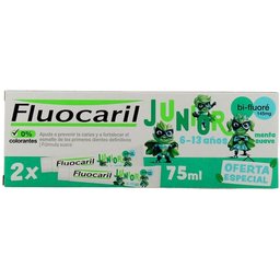 Junior 6-13 Años Menta Dulce 2x75ml