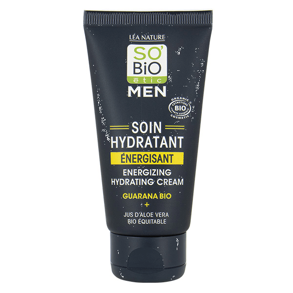 So'Bio Étic Men Soin Hydratant Énergisant Guarana Bio 50ml