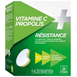Nutrisanté Vitamine C + Propolis 2 x 12 Comprimés