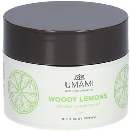 Woody Lemons Rich Body Cream Bergamote & Cèdre