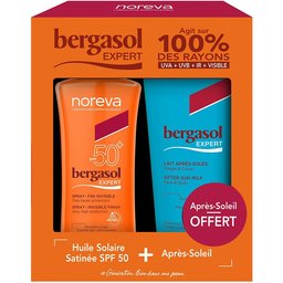 Bergasol Expert Coffret Solaire Spray SPF 50+ et Lait Après-Soleil