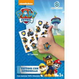 Tatouages Boîte Citronnelle Patte Patrouille Citronnelle Bleu Patrouille