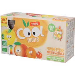 Cool Fruits Pomme - Pêche - Apricot Bio