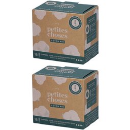 LES Petites Choses Tampons en coton bio sans applicateur Super Plus