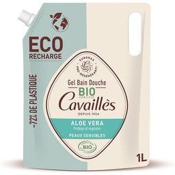 Rogé Cavaillès Gel Bain Douche certifié Bio Aloe Vera Éco-recharge