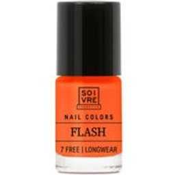 Nail Colors Fluor Orange Flash Glaze 6ml