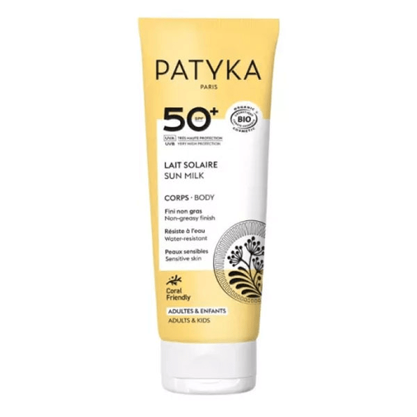 Patyka Solaire Lait Corps SPF 50+ Bio 100ml