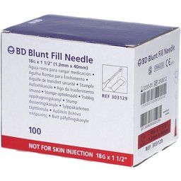 Blunt Fill Needle 18G x 1½