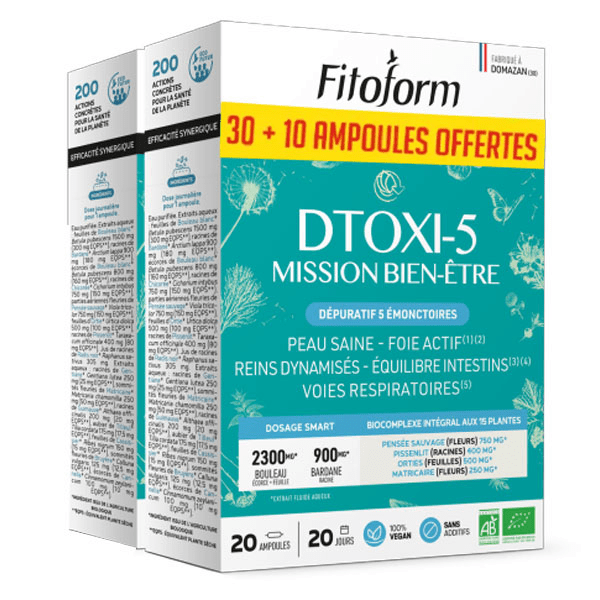 Dépuratif Bio 30 ampoules + 10 Offertes