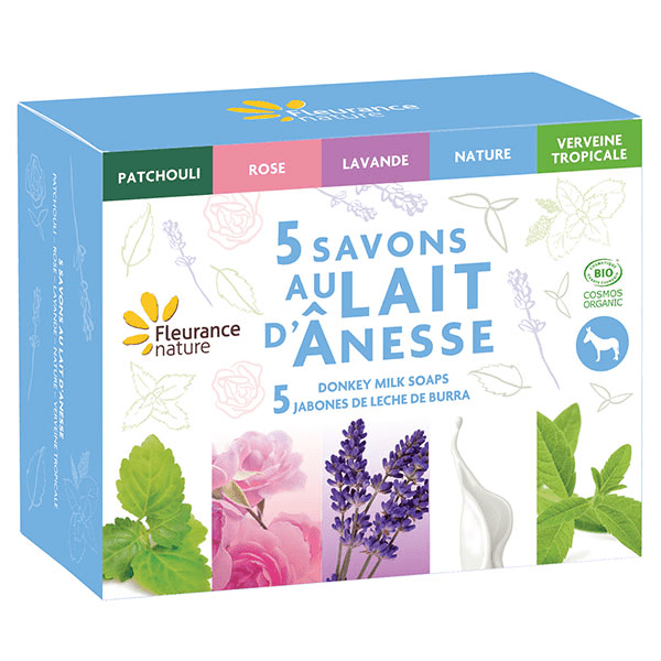 Coffret 5 Savons au Lait d'Ânesse Bio