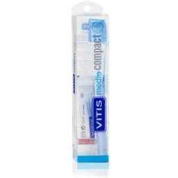 Compact brosse à dents adulte moyenne 1 pc