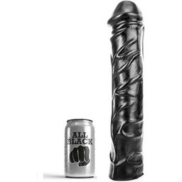 Gode géant tout noir Fisting Soft 32cm 1pc