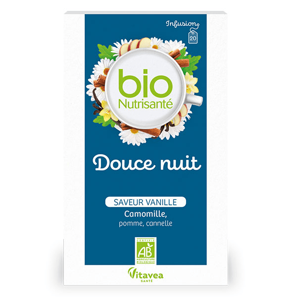Bionutrisanté Infusion Douce nuit saveur vanille 20 sachets