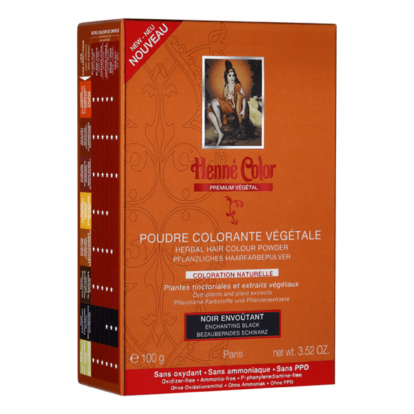 Henne Color Poudre Colorante Noir Envoutant 100g