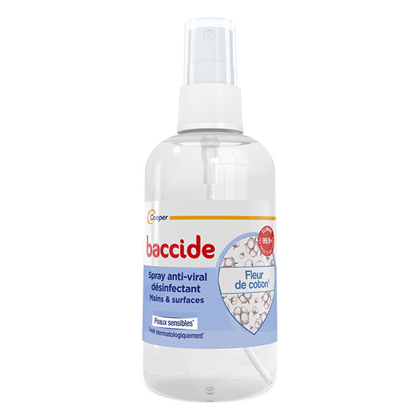 Désinfectant Spray hydroalcoolique Parfum Fleur de coton 100ml