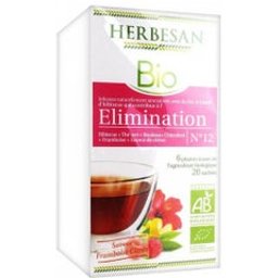 Infusion Hibiscus Framboise Citron Elimination Bio 20 sachets