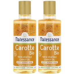 Natessance Macérât Huileux de Carotte Bio Éclat du Teint Visage et Corps