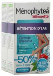 Ménophytea Silhouette Rétention d'Eau Lot de 2 x 30 Comprimés - Lot 2 x 30 comprimés