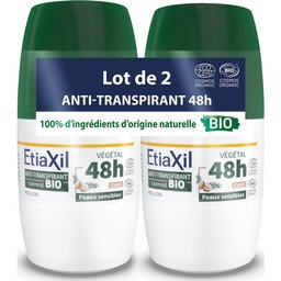 Déodorant Anti-Transpirant Coco 48h Roll-On 2x50ml