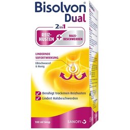 Bisolvon® Dual 2 en 1 Sirop pour la toux sèche
