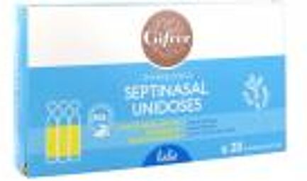 Sérum physiologique pour lavage nasal : 20 unidoses de 5 ml - Boîte 20 unidoses de 5 ml
