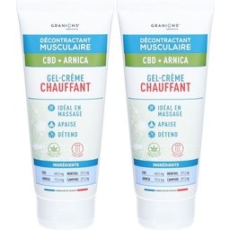 Granions® Décontractant Musculaire CBD + Arnica Gel-Crème Chauffant