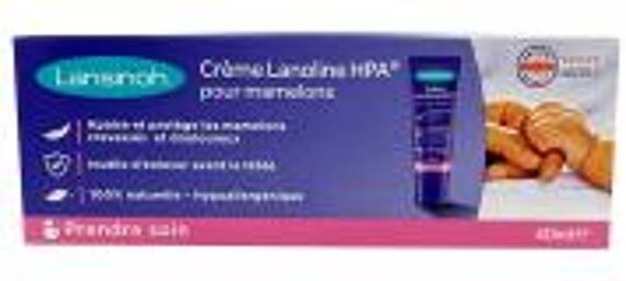Crème Lanoline HPA Pour Mamelons 40 ml - Tube 40 ml