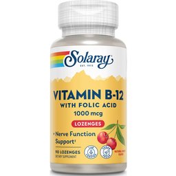 Vitamine B12 1 000 mcg + acide folique 90 comprimés