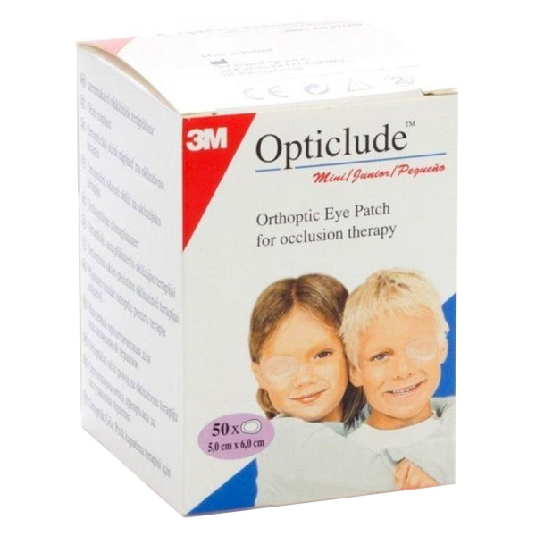 Opticlude Pansement Oculaire Junior 5x6cm 50 Unités