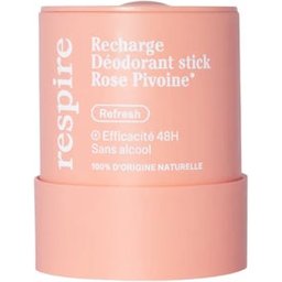 Recharge Déodorant Stick Rose Pivoine 48h 50 g