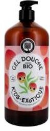 Kids Authentique Gel Douch Fruits Exotiques Corps & Cheveux Bio 1 L - Flacon-Pompe 1000 ml