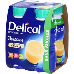 Delical Boisson HP HC Édulcorée Sans Sucres Vanille