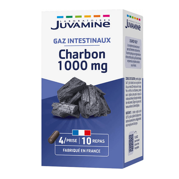 Ballonnements Charbon 1000mg 40 comprimés