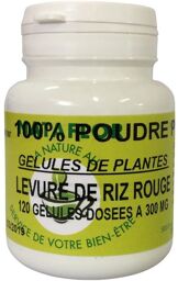 GELULES LEVURE RIZ ROUGE - dosées à 300 mg
