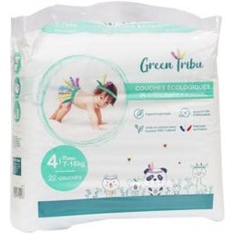 Pañales Ecológicos Talla 4 7-18kg 22uds