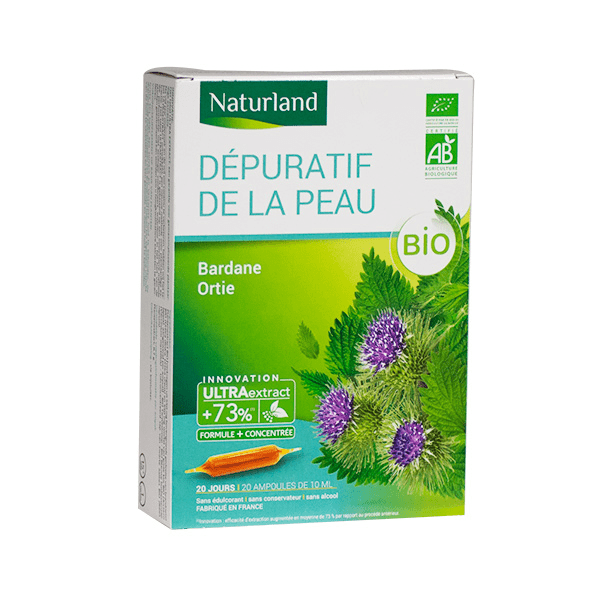 Dépuratif de la Peau Bio 20 ampoules