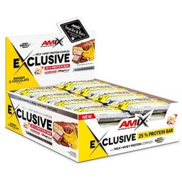 Exclusive Protein Bar Plátano Chocolate 24x40g