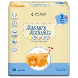 Always Dry Ultra Midi Diapers 4-9kg 28uts
