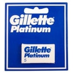 Lame de rasage Super Platinum de 5 pcs