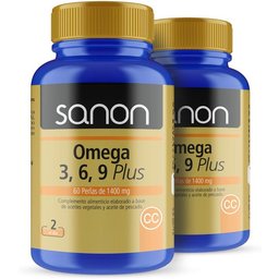 Pack Oméga 3 6 9 Plus 1400mg 2x60 Gélules