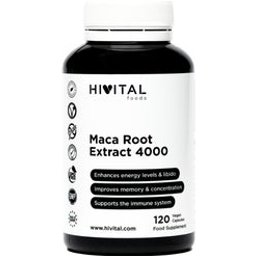 Maca Péruvienne Extrait Concentrée 4000 mg 120 gélules végétales