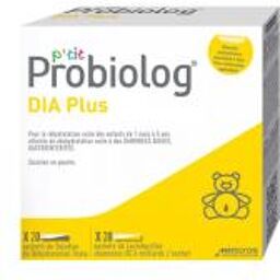 Probiolog P'Tit Dia+ Enfant-Nourrisson - 2 x 10 Sticks de Poudre Orale - Boîte 2 x 10 sachets