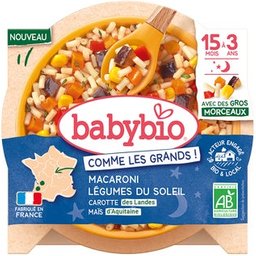 Comme Les Grands Macaroni & Légumes du Soleil 200 g