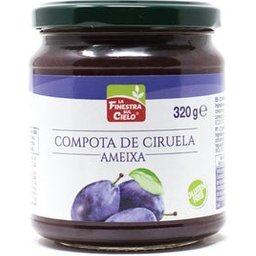 Confiture de prunes biologique sans sucre 320 g