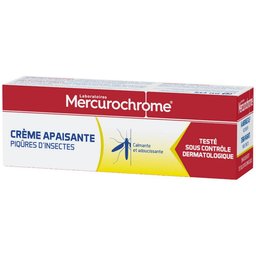 Mercurochrome Crème apaisante Piqûres d'insectes