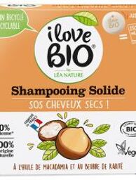 Shampoing Solide Beurre de Karité et Huile de Macadamia Bio 65 G - Pain 65 g
