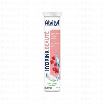Hydrink Beauté Arôme Framboise x20 Comprimés Effervescents