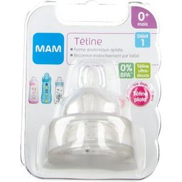 Tétine Débit 1 0 Mois+ 2 Tétines
