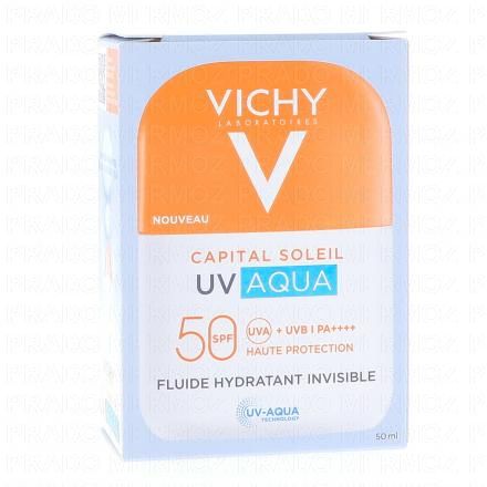Capital Soleil UV Aqua - Fluide Hydratant Invisible SPF50 50ml